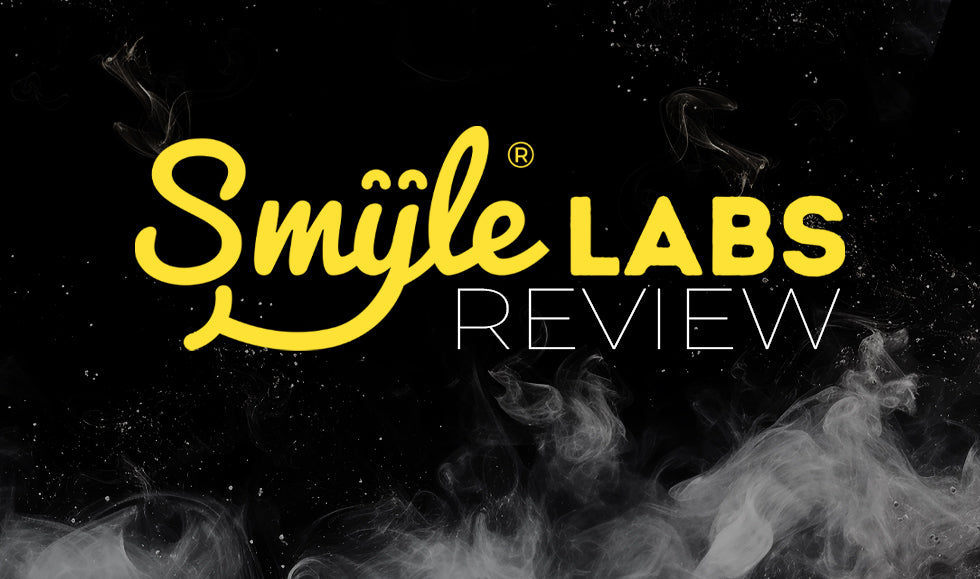 A Smyle Labs Review banner with yellow logo on black background