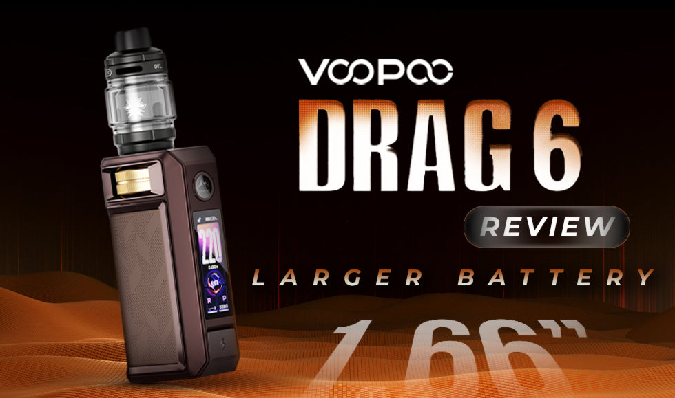 VooPoo Drag 6 Kit Review: Larger Battery - Vape Juice Depot