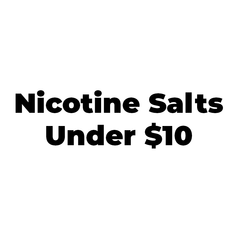 Nicotine Salts Under $10 - Vape Juice Depot