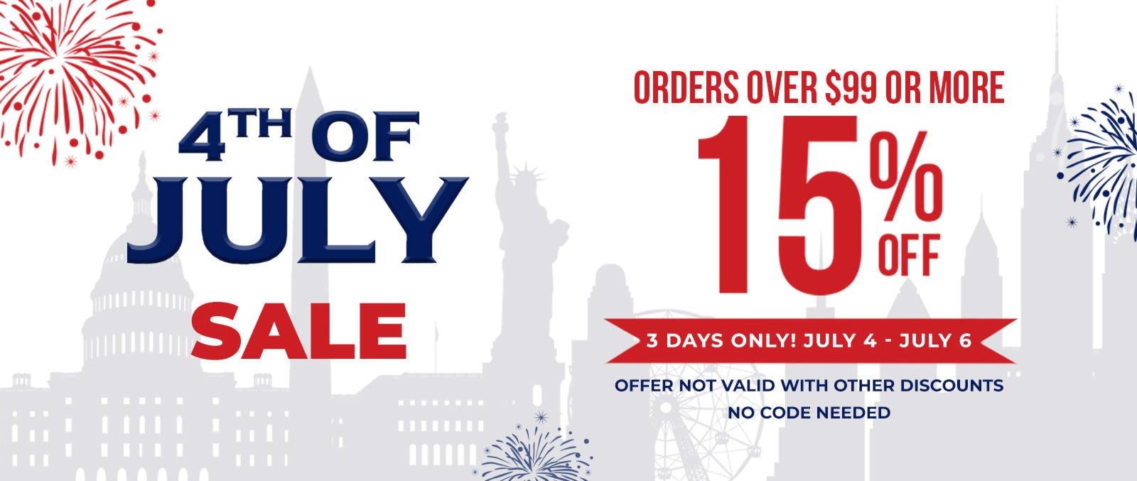 4th of July Sale
