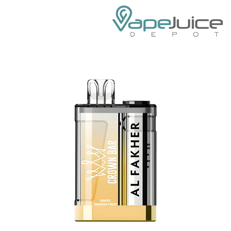 Sweet Passion Fruit AL Fakher Crown Bar Crystal 9000 Disposable - Vape Juice Depot