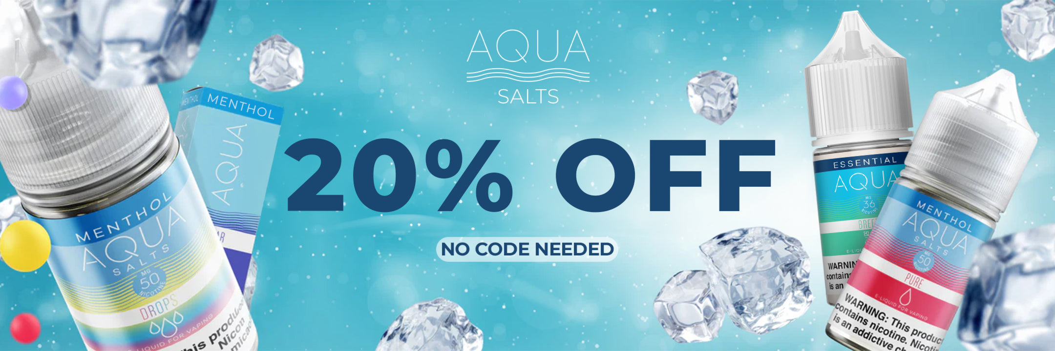 AQUA Salts 20% Off