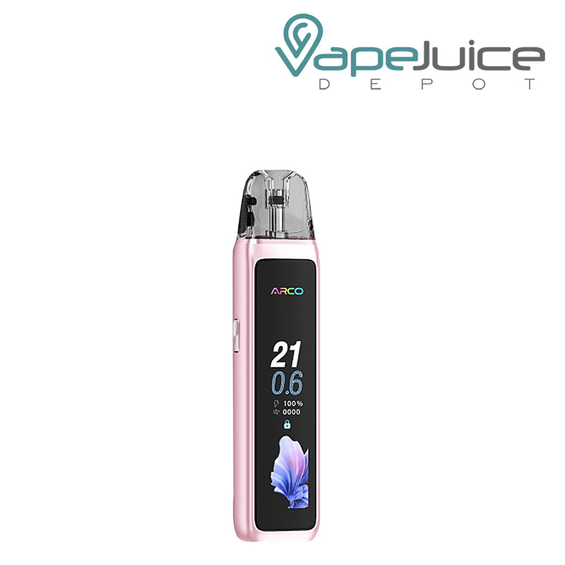 Pale Pink SMOK ARCO MAX 30W Pod Kit with display screen - Vape Juice Depot