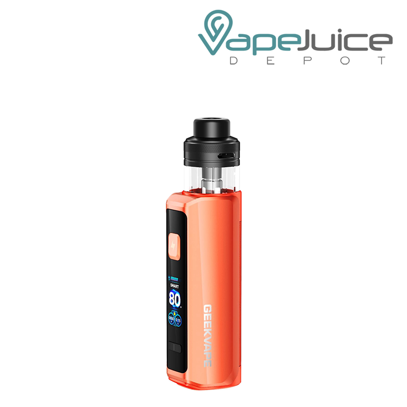Orange GeekVape Aegis Force Pod Kit with adjustable button - Vape Juice Depot
