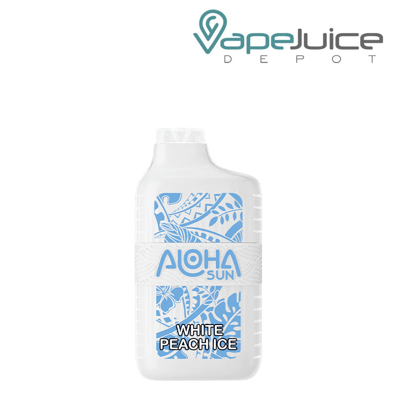 White Peach Ice Aloha Sun TFN 7000 Disposable - Vape Juice Depot