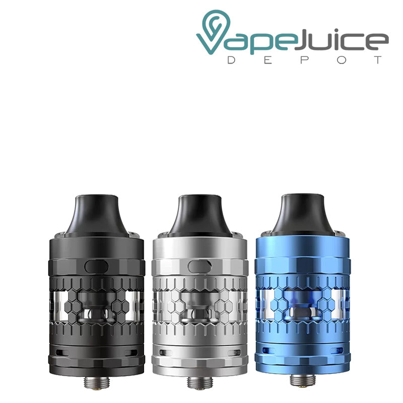 Three colors of Aspire Atlantis GT Tank - Vape Juice Depot