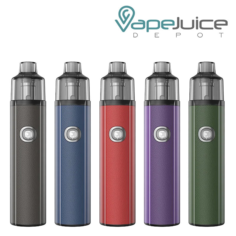 Five Colors of Aspire BP Stik Pod Kit with a firing button - Vape Juice Depot