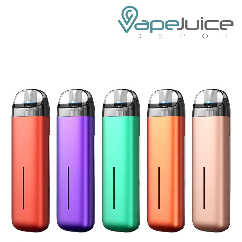 Five Colors of Aspire Flexus Peak Pod Kit - Vape Juice Depot