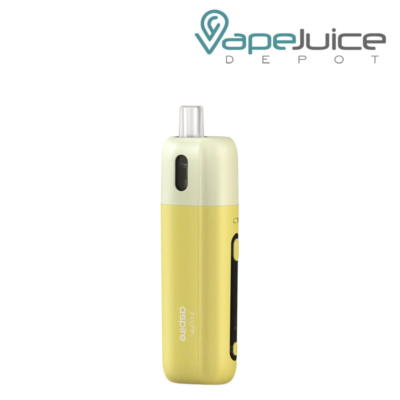 Yellow Aspire Fluffi Pod Kit with Firing Button - Vape Juice Depot
