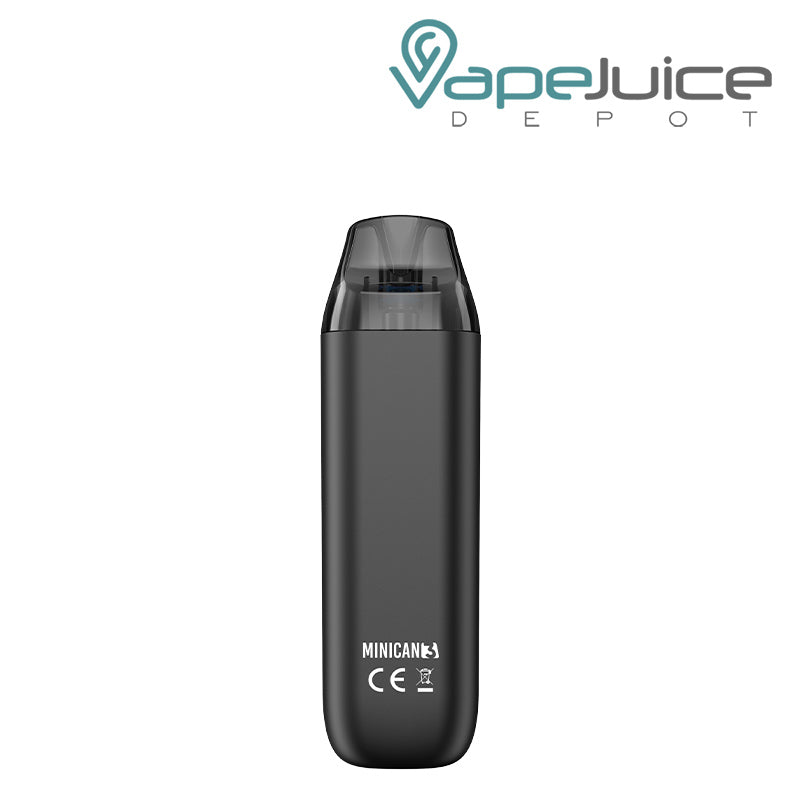Backside of Black Aspire Minican 3 Pro Pod Kit - Vape Juice Depot