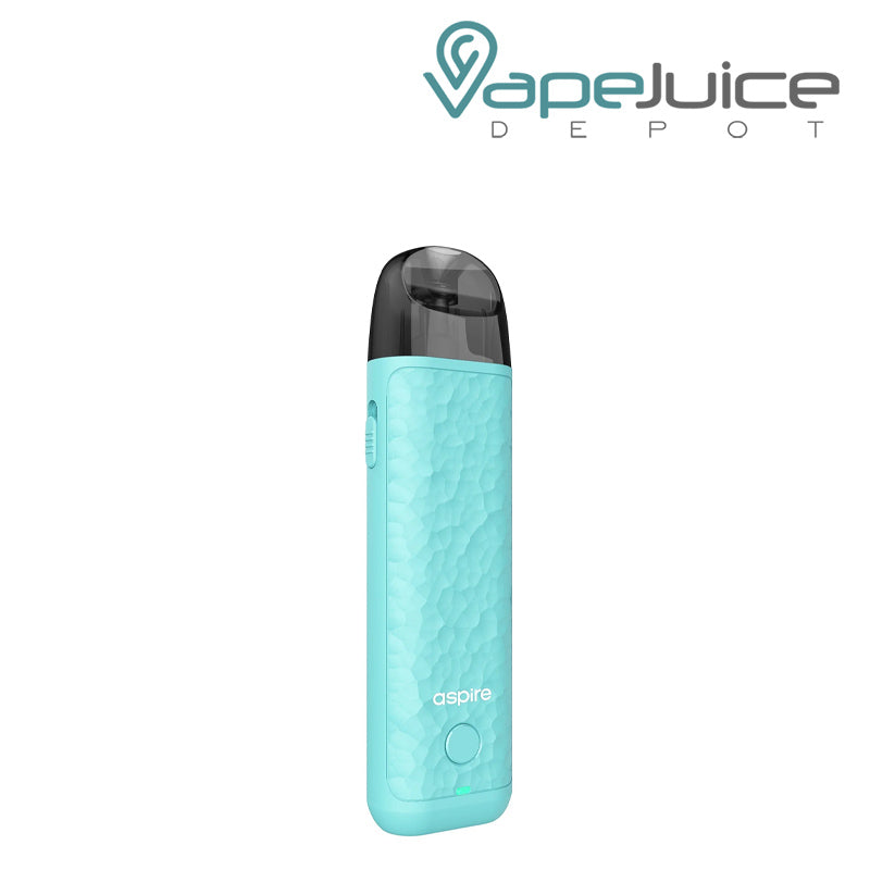 Aqua Blue Aspire Minican 4 Pod Kit with firing buttons - Vape Juice Depot