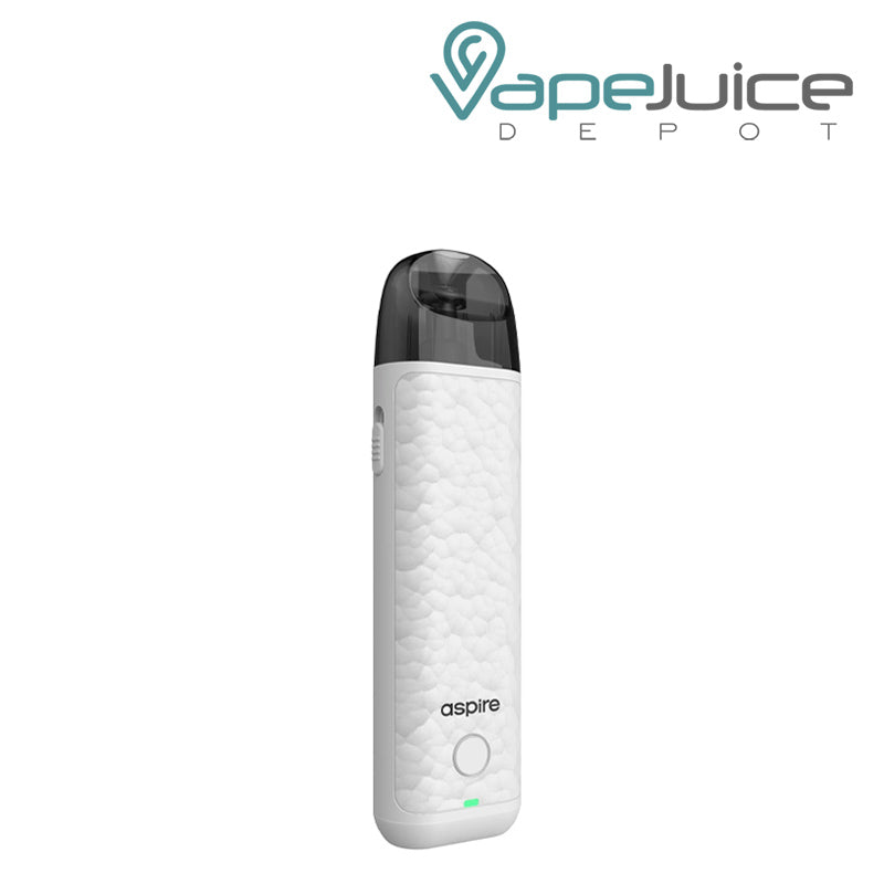 White Aspire Minican 4 Pod Kit with firing buttons - Vape Juice Depot
