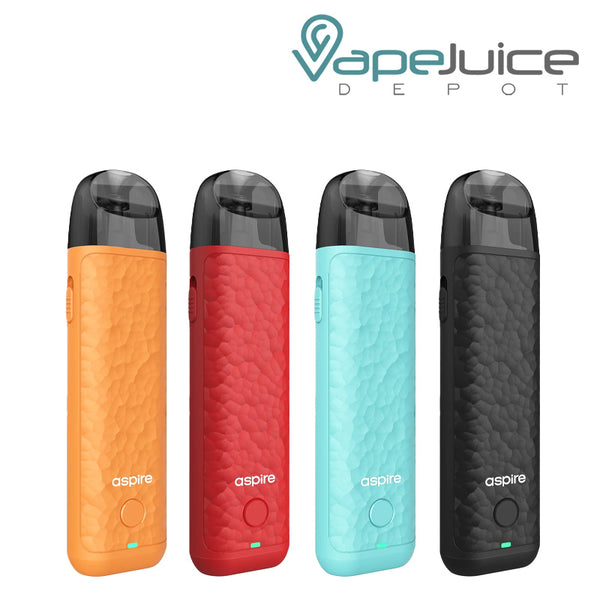 Four Colors of Aspire Minican 4 Pod Kit - Vape Juice Depot