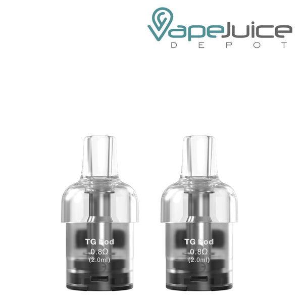 Two 0.8ohm pods of Aspire TG Replacement Pods - Vape Juice Depot