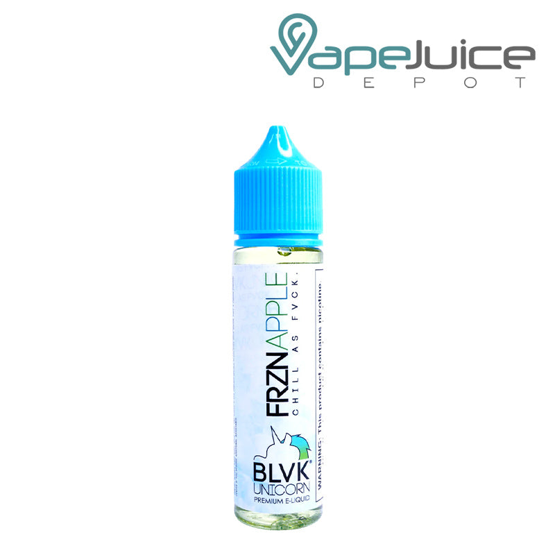 A 60ml bottle of FRZNAPPLE BLVK Unicorn - Vape Juice Depot