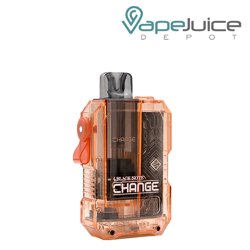 Translucent Orange Black Note CHANGE Pod Kit - Vape Juice Depot