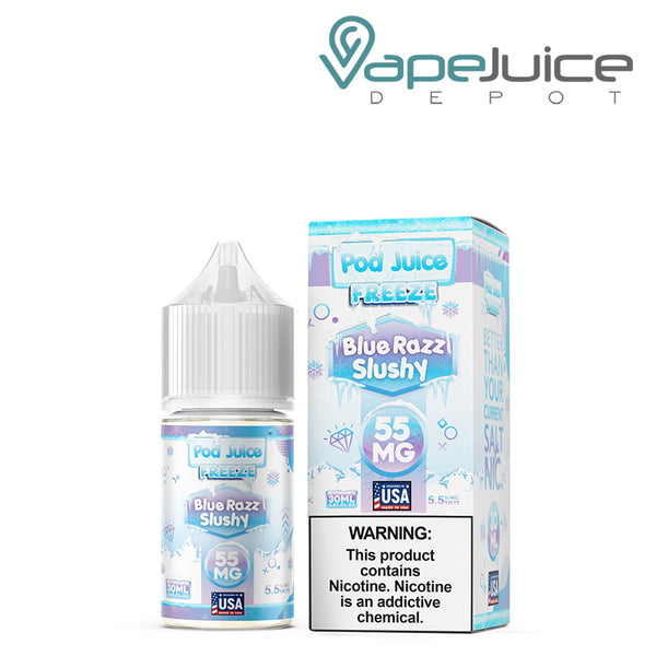 Blue Razz Slushy Freeze Pod Juice TFN Salt $11.98 Blue Razz Slushy Freeze Pod Juice TFN Salt $11.98