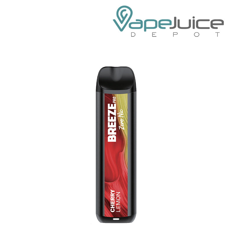 Cherry Lemon Breeze Pro ZERO Nicotine Disposable - Vape Juice Depot