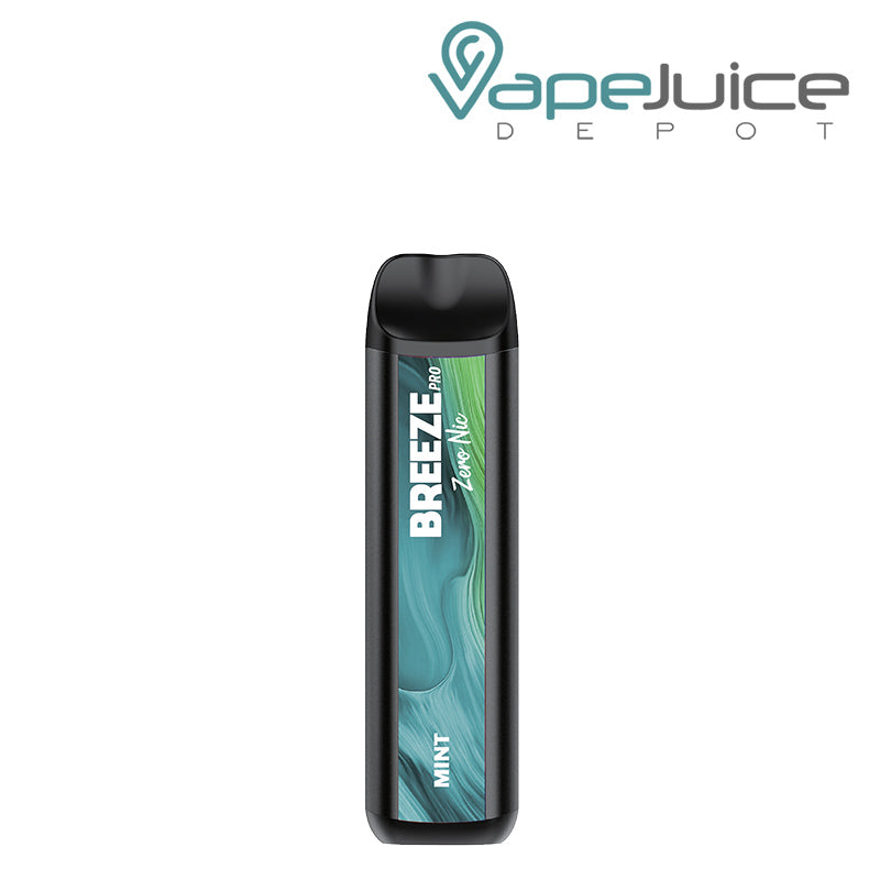 Mint Breeze Pro ZERO Nicotine Disposable - Vape Juice Depot