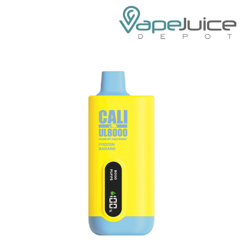 Frozen Banana Cali UL8000 8000 Puff Disposable with LED screen - Vape Juice Depot