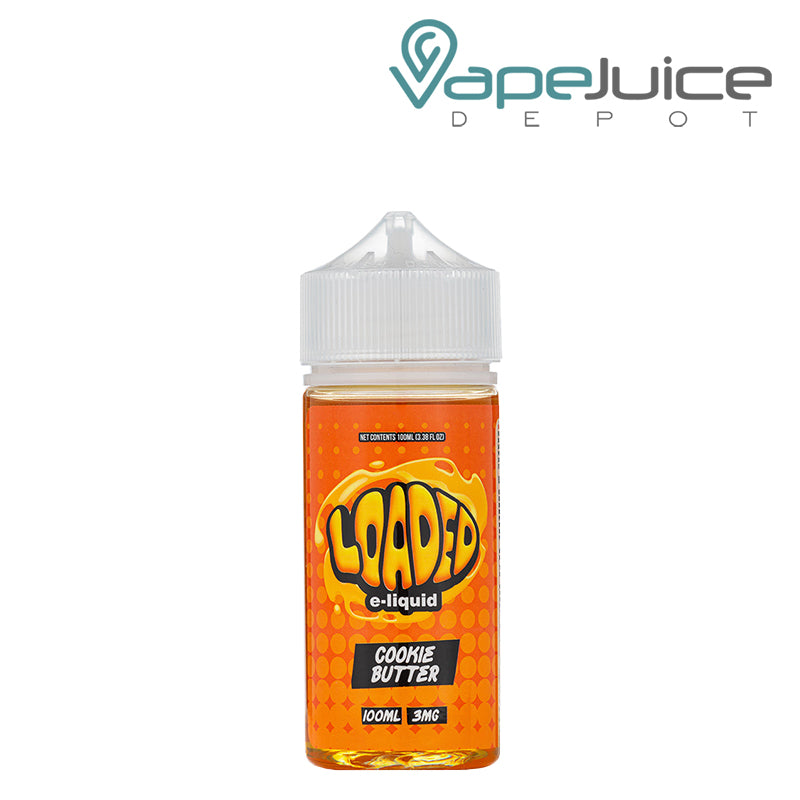 A 100ml bottle of Cookie Butter LOADED eLiquid -  Vape Juice Depot