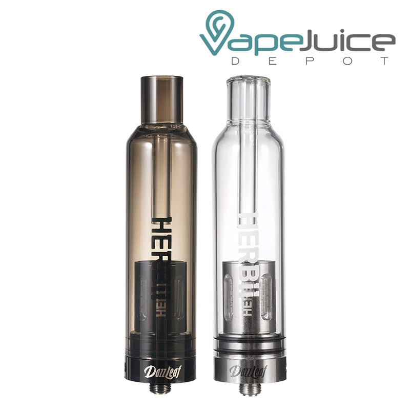 Two colors of DazzLeaf Herbii Dry Herb Atomizer - Vape Juice Depot