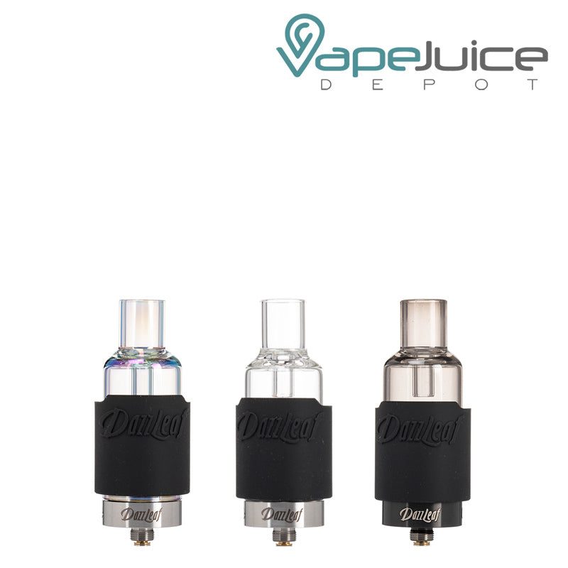 Three colors of Dazzleaf Waxii Concentrate Atomizer - Vape Juice Depot