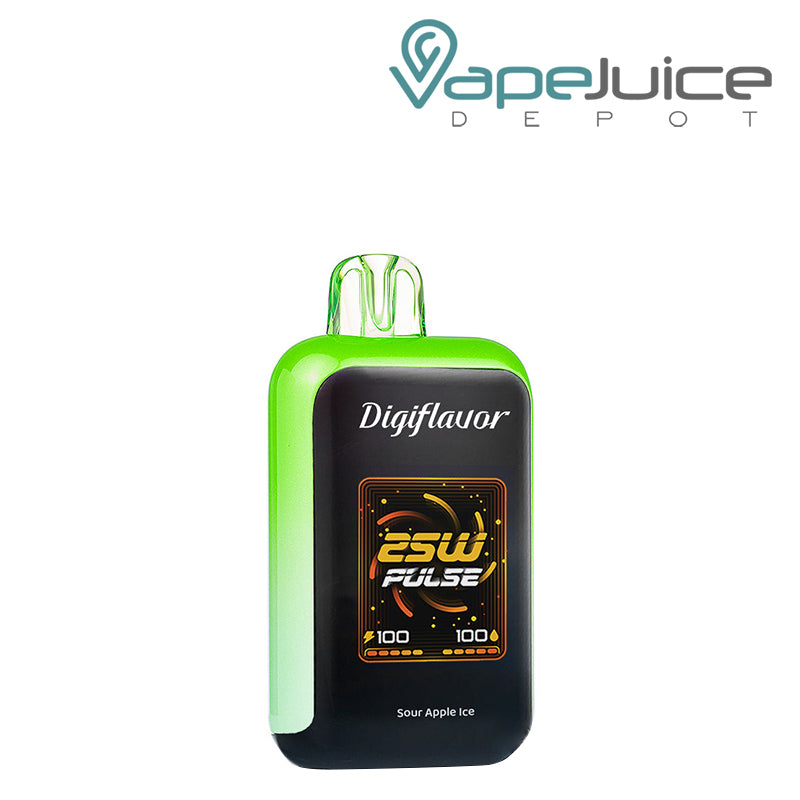 Sour Apple Ice Digiflavor Sky 25K Disposable with TFT Screen - Vape Juice Depot