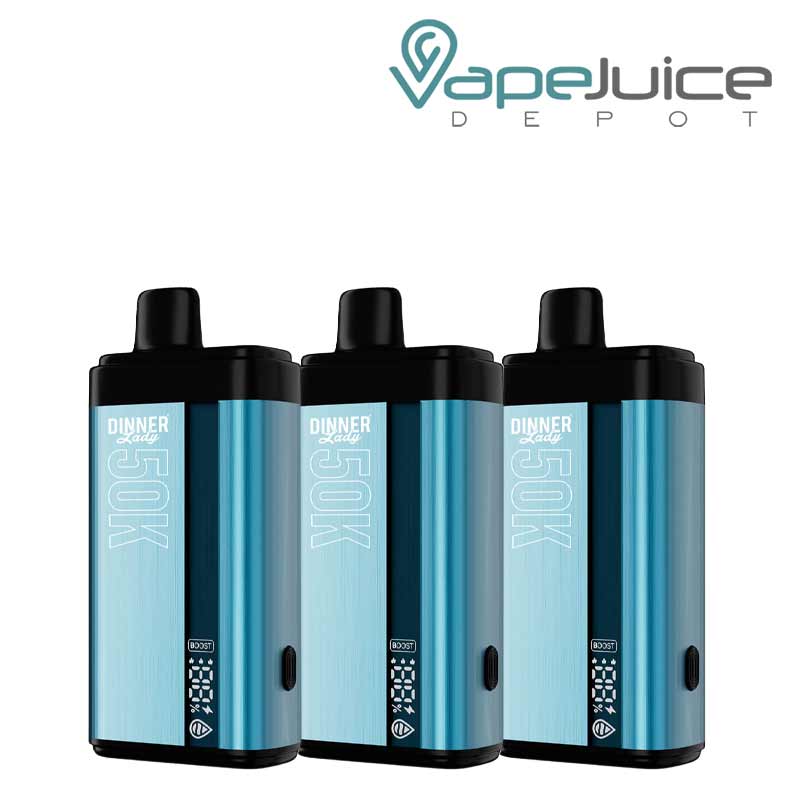 Three Flavors of Dinner Lady 50K Disposable with display screen - Vape Juice Depot