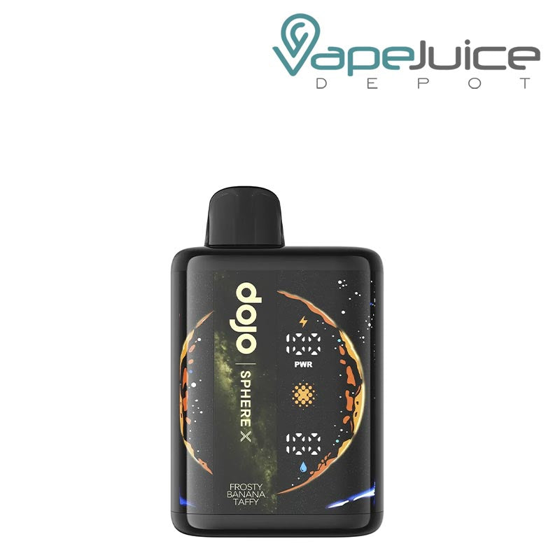 Frosty Banana Taffy Dojo Sphere X 40K Disposable with 360° Surround Screen - Vape Juice Depot