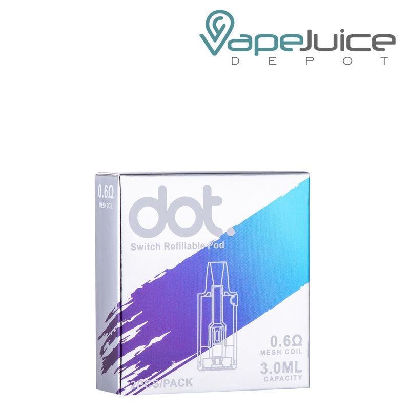 A Box of 0.6ohm DotMod Switch Replacement Pods - Vape Juice Depot