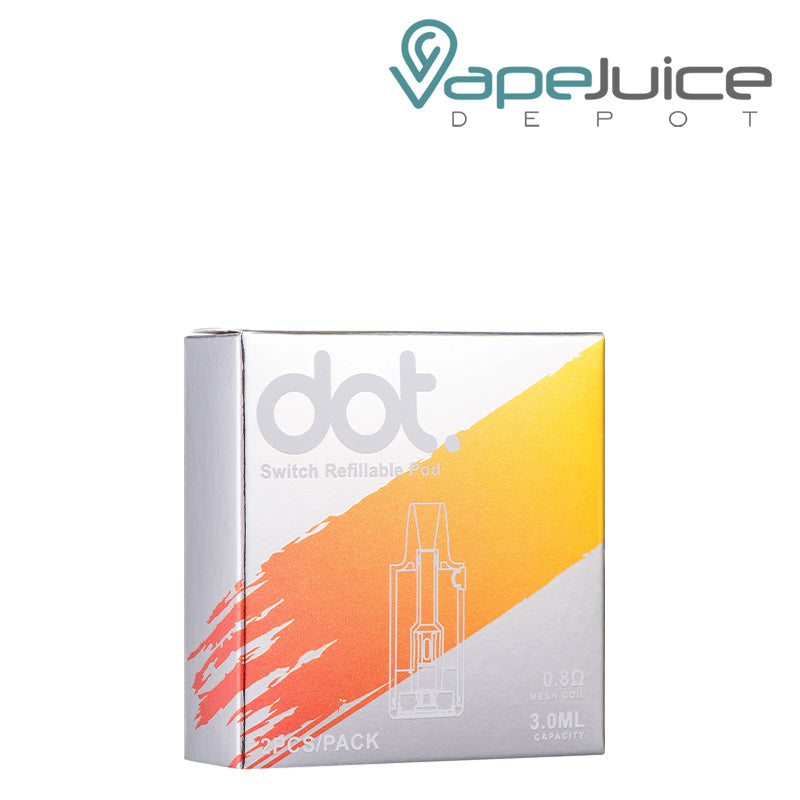 A Box of 0.8ohm DotMod Switch Replacement Pods - Vape Juice Depot