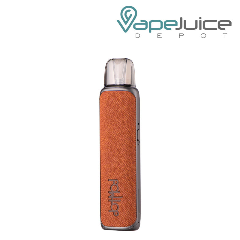 Brown Dotmod DotPod S Pod System Kit with firing button on the side - Vape Juice Depot