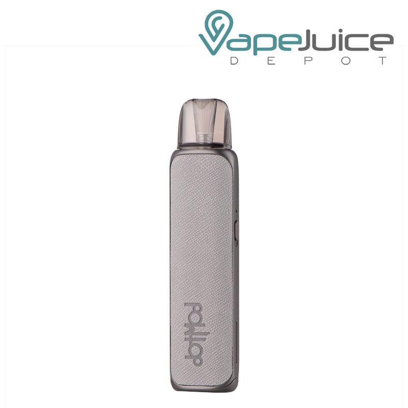 Gray Dotmod DotPod S Pod System Kit with firing button on the side - Vape Juice Depot