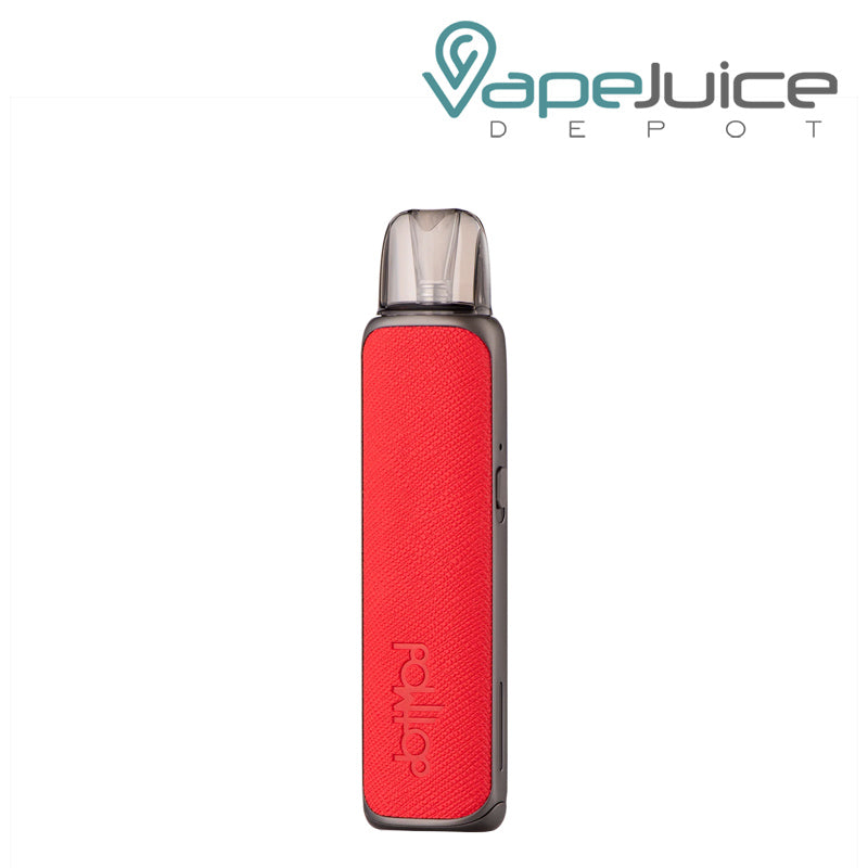 Red Dotmod DotPod S Pod System Kit with firing button on the side - Vape Juice Depot