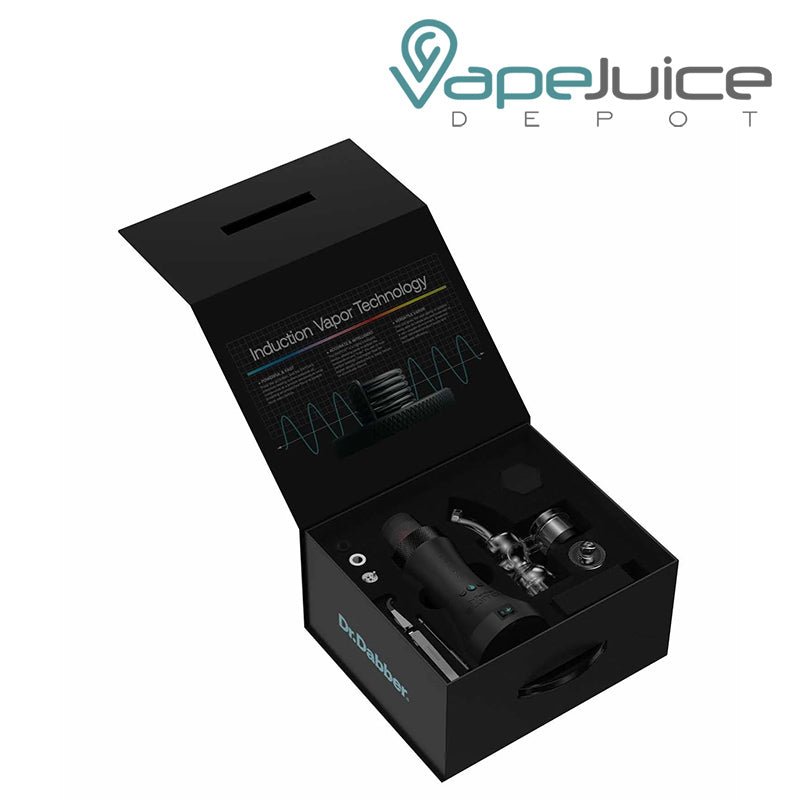 An opened  box of Dr. Dabber Switch Vaporizer - Vape Juice Depot