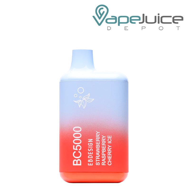 Strawberry Raspberry Cherry Ice EB Design BC5000 Disposable - Vape Juice Depot