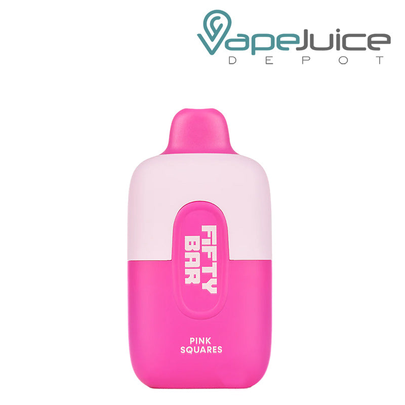 Pink Squares Fifty Bar 6500 Disposable Vape - Vape Juice Depot