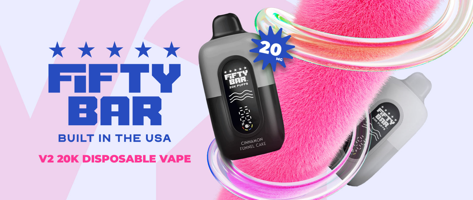 Fifty Bar V2 20k 20mg Nicotine Disposable