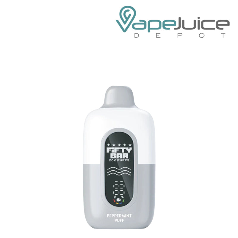 A Peppermint Puff Fifty Bar V2 20k Disposable - Vape Juice Depot
