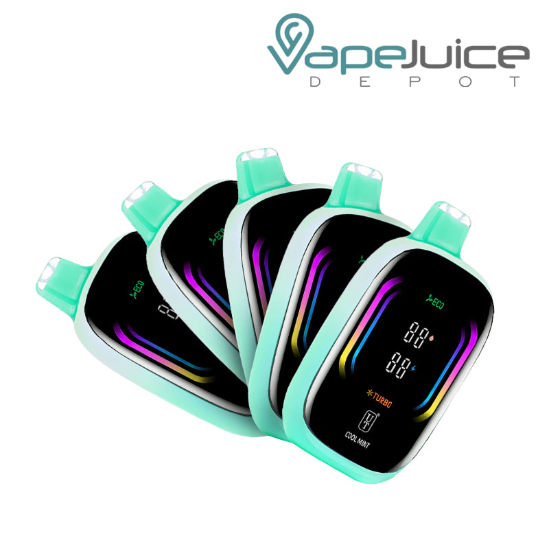 Float UT Mello Pro 50K 5 Pack Bundle Cool Mint - Vape Juice Depot