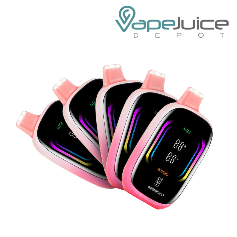 Float UT Mello Pro 50K 5 Pack Bundle Watermelon Icy - Vape Juice Depot