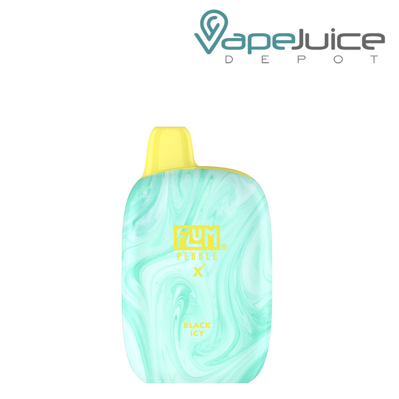 Black Icy Flum Pebble 6000 Disposable - Vape Juice Depot 
