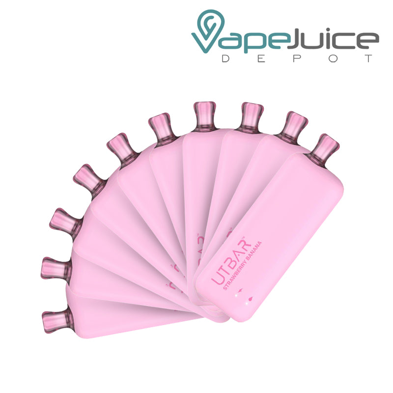 Strawberry Banana Flum UT Bar 6000 10-Pack Bundle - Vape Juice Depot