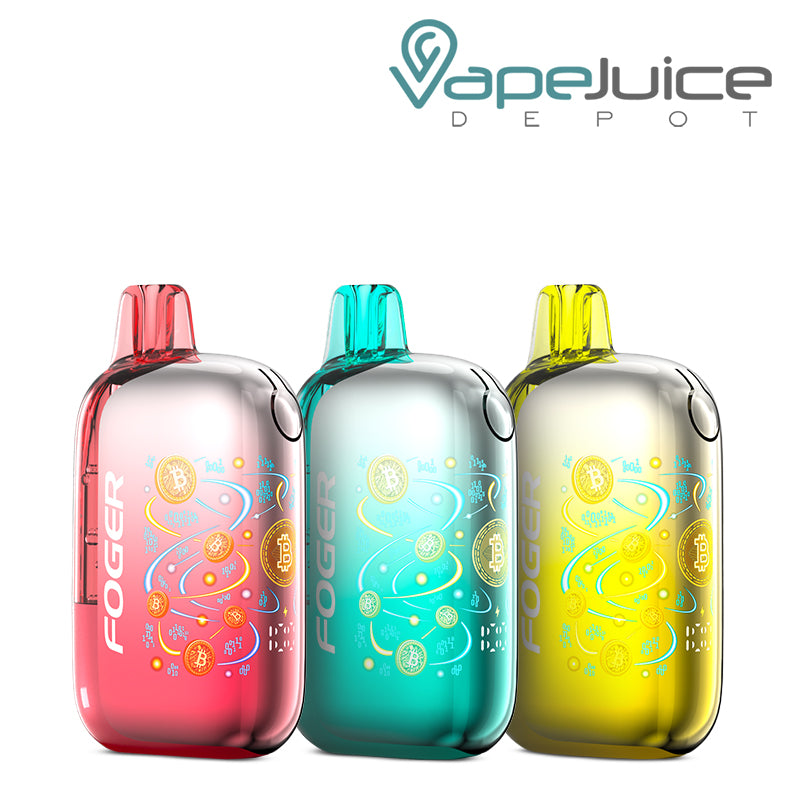 Three Flavors of Foger Bit 35K Disposable Vape - Vape Juice Depot