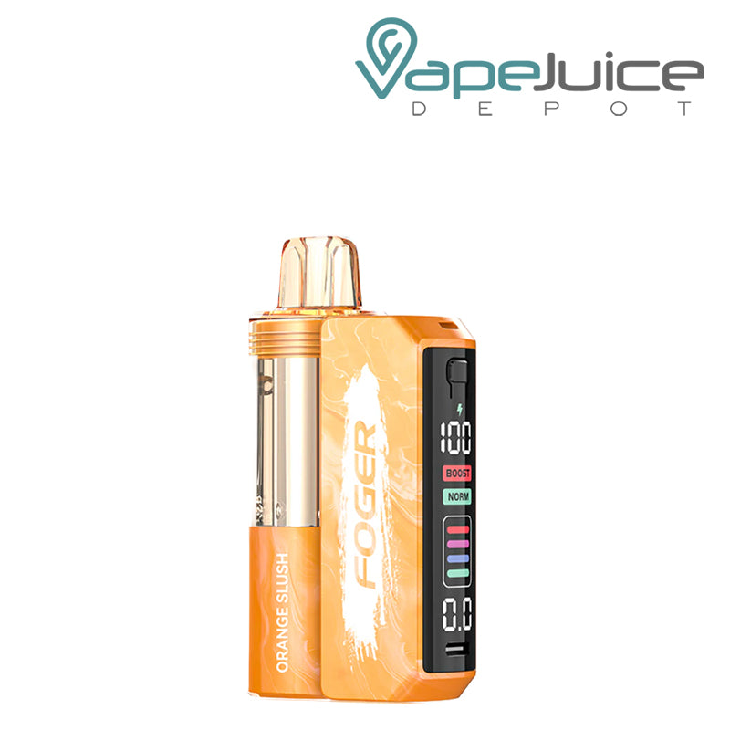 Orange Slush Foger Switch Pro Disposable Vape Kit with smart screen display - Vape Juice Depot