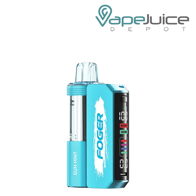 Gum Mint Foger Switch Pro Disposable Vape Kit with smart screen display - Vape Juice Depot