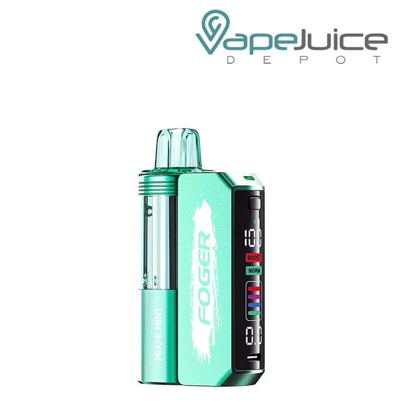 Miami Mint Foger Switch Pro Disposable Vape Kit with smart screen display - Vape Juice Depot