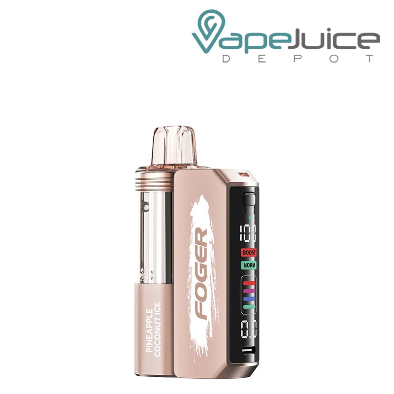 Pineapple Coconut Ice Foger Switch Pro Disposable Vape Kit with smart screen display - Vape Juice Depot