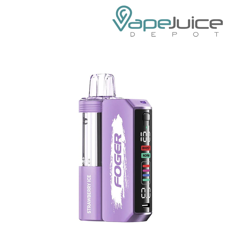 Strawberry Ice Foger Switch Pro Disposable Vape Kit with smart screen display - Vape Juice Depot